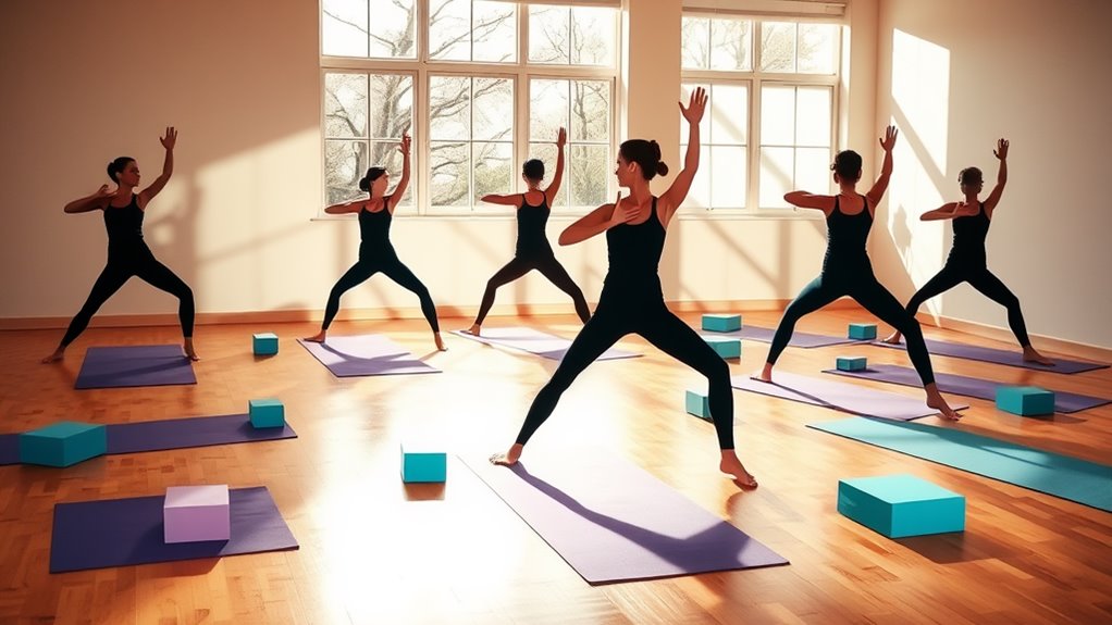yoga pose transition sequence